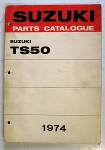 Suzuki TS50 illustrierte Motorrad Teileliste 1974 Modelle R+J+K+L - Bild 1 von 6