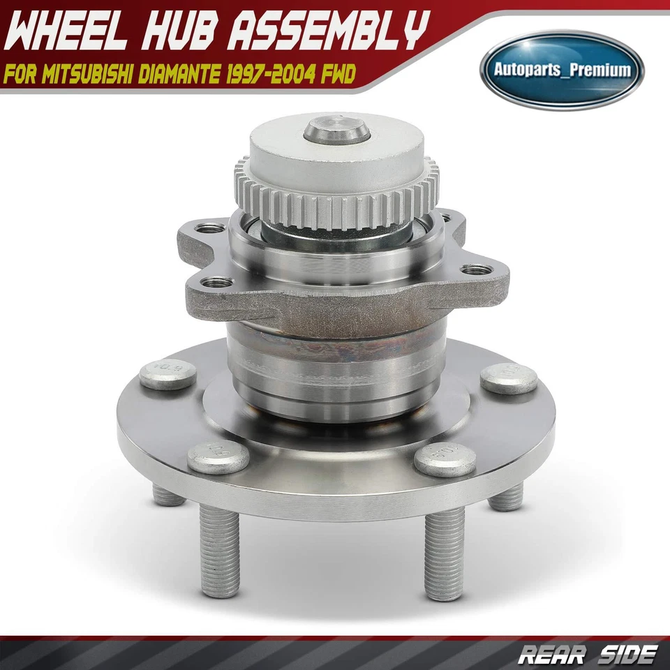 Rear Wheel Hub Bearing Assembly for Mitsubishi	Diamante 1997-2004 V6 3.5L FWD - Image 1 of 4