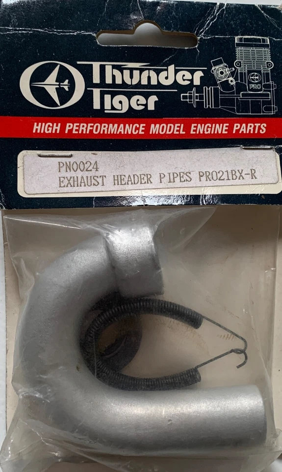 Exhaust header pipes PRO21BX-R PN0024 Thunder Tiger RC Car Parts - Photo 1/1