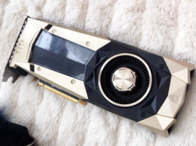 NVIDIA TITAN V Volta 12GB HBM2 3 x DisplayPort, 1 x HDMI Video Graphic Card - Image 1 of 3