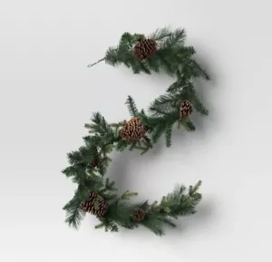 Garland Target Wondershop 6ft Christmas Pinecones Artificial Garland New - Picture 1 of 5