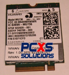hs3110 HSPA+ Intel mobile broadband module - 822828-001 - Picture 1 of 1