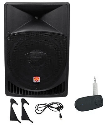 Rockville RPG15 15" Powered Active 1000 Watt 2-Way DJ PA Speaker w/Bluetooth - Image 1 of 4
