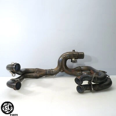 15-16 APRILIA TUONO V4 1100 EXHAUST HEADER PIPES MANIFOLD - Image 1 of 4