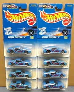 Hot Wheels JDM Nissan Custom Z Blue Opening Doors 8 Cars - Picture 1 of 3