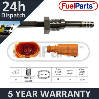 For Audi Q7 VW Touareg 3.0 TDi #1 FuelParts Exhaust Gas Temperature Sensor - Image 1 of 2