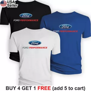 T-shirt Ford Performance sportiva Mustang GT ST Cobra Racing F150 F-150 camion BFD03 - Foto 1 di 20