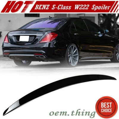 2014-2020 Fit For Mercedes Benz S-class W222 Sedan Trunk Spoiler OE Painted #040 - Imagem 1 de 4