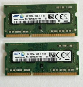 2 - SAMSUNG M471B5173EB0-YK0 Laptop Ram 4GB 1Rx8 PC3L-12800S-11-13-B4 - Picture 1 of 2