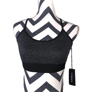 Koral Los Angeles neu mit Etikett schwarz/grau Sport-BH Größe S $ 69,00 - Bild 1 von 7