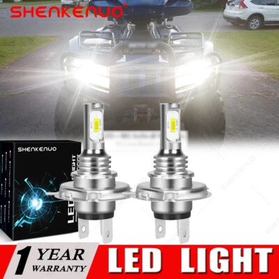 2PC Super Bright LED headlight bulbs for 2008-2009 Arctic Cat 366 4x4 ATV: USA - Image 1 of 4