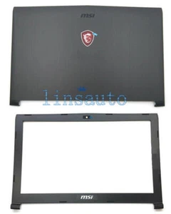 New for MSI GP62 MS-16J3 GP62MVR MS-16JB GP62M LCD Back Cover & LCD Front Bezel - Picture 1 of 1