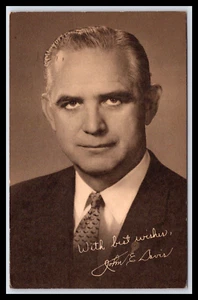 Anuncio histórico DAKOTA DEL NORTE EE. UU. 1960 firmado JOHN DAVIS republicano - Imagen 1 de 2