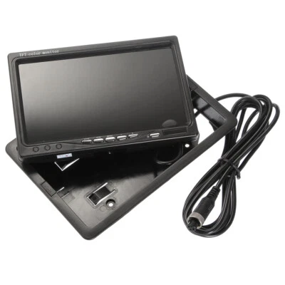 Black 7"TFT Screen LCD Car Rear View Monitor+Waterproof Big Reverse Camera Kit - Image 1 of 4