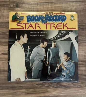 Star Trek Record & Book SEALED The Crier in Emptiness & Passage to Moauv - Image 1 of 2