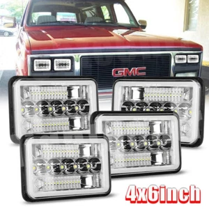 Faros LED 4X6" DRL haz alto/lo para Chevrolet R2500 Suburban 1989-1991 - Imagen 1 de 11