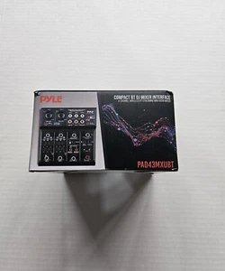 Pyle Professional Wireless DJ Audio - 4 Channel Bluetooth Controller Sound Mixer - Picture 1 of 6