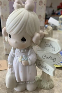 Precious Moments C0013 “Loving Caring and Sharing Along the Way” - NIB - Picture 1 of 12