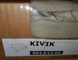 IKEA Kivik 3 Seat Sofa SLIPCOVER  DANSBO BEIGE  Authentic IKEA New Sealed  cover - Picture 1 of 1