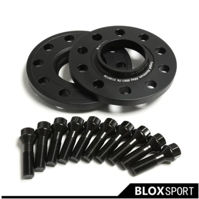 12mm (2) Wheel Spacers for BMW 328i 325i E46 2001+ | 5x120 CB72.56 M12x1.5 Bolts - Image 1 of 4