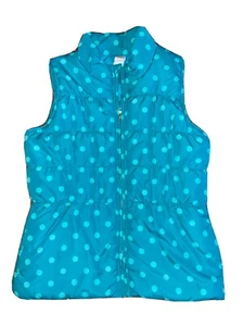 Circo Kids Puffer Vest size XL Teal Color with Polkadots - Picture 1 of 5