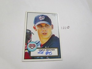 2007 Topps Rookie Levale Speigner Autographed Baseball Card