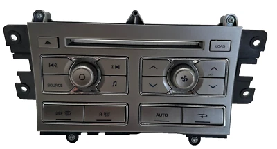 2011-2012 JAGUAR XF aquecedor controle AC com controles de rádio fabricante de equipamento original 8x2318C858BG - Imagem 1 de 4