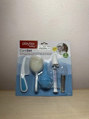 Conjunto de cuidados com bebês chapeados escova pente cortadores de unhas conjunto não combina - Imagem 1 de 2