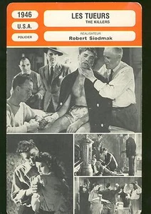 Fiche Monsieur cinéma - les tueurs - the killers - bon etat - Picture 1 of 1