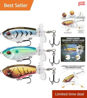 High-Quality Floating Fishing Lures with BKK Hooks - Perfect for Catfish & Pike - Image 1 of 4