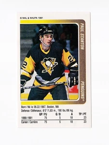Pegatinas Panini 1991-92 #274 Paul Stanton Pittsburgh Penguins - Imagen 1 de 2