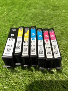 HP 910 1 Black & 6 Color Empty Ink Cartridge LOT Virgin Never Refilled - Picture 1 of 2