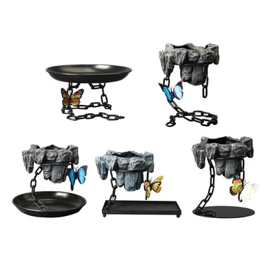 Iron Chain Suspended Flower Pot Metal Holiday New Year Party Supplies - Image 1 of 4