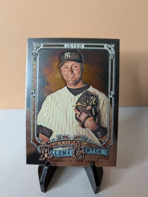 DEREK JETER 2025 TOPPS ALLEN & GINTER CROMO #21 REFRACTOR YANKEES HOF Foto 1 de 2
