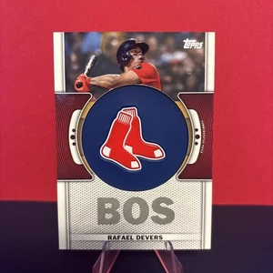 2023 Topps Series 1 Comm Team Logo Patch Relic #TLP-RD ~ Rafael Devers Red Sox - Picture 1 of 2