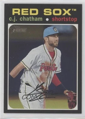 2020 Topps Heritage Minor League Edition CJ Chatham #155 - Image 1 of 2