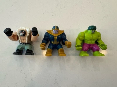 LEGO Marvel + ¡Lote de minifiguras DC! ¡Bane, Thanos y Hulk! Foto 1 de 2