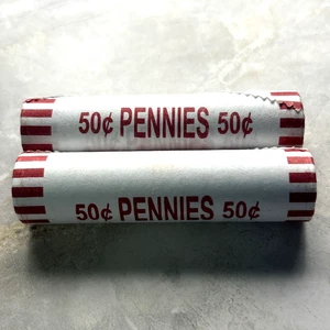 (2 Rolls) 2022 D Lincoln Shield Cents Penny BU Roll -Denver ONLY - Picture 1 of 2