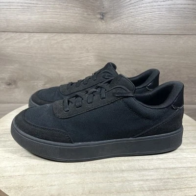 Kizik Prague Black Hands Free Sneakers Canvas Slip On Shoes Kids Size 6Y - Image 1 of 4