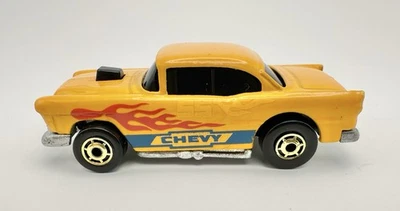 Hot Wheels 1955 CHEVY 2-DOOR SEDAN Yellow 1978 Malaysia 1/64th Scale All Metal - Image 1 of 4