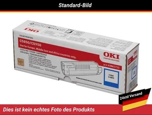 43865723 Okidata C5850n Toner Cyan - Afbeelding 1 van 4
