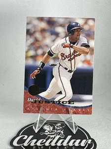 David Justice 1994 Leaf #263 Karte Atlanta Braves - Bild 1 von 2