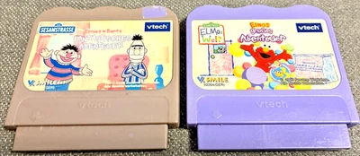 Ernies & Berts + ELMOS - ABENTEUER * V.SMILE v.tech 2-  Spiel-Module * TOP *👍* - Bild 1 von 4