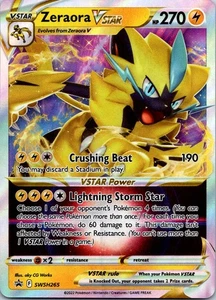 Holo Foil Zeraora VSTAR SWSH265 Promo SWSH: Sword & Shield Promo Cards - Picture 1 of 2
