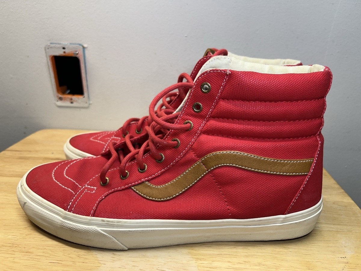 Vans Sk8-Hi 赤 スエード Customs Sk8-Hi Suede Shoe in Customs | Vans