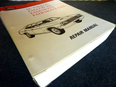 FORD " FALCON 'XC'  series "  1976 - 1979 Genuine REPAIR MANUAL - rare- - image 1 of 4