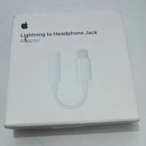 #M)Apple Lightning to 3.5mm Headphone Jack Adapter – Model A1749 MMX62AM/A – New - Photo 1 sur 1