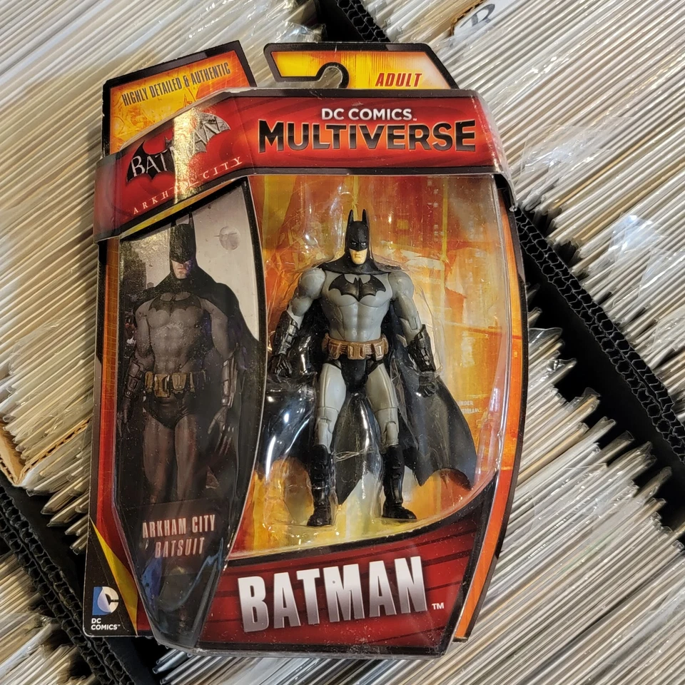 DC Comics Muliverse Batman Arkham City Batman Action Figure Mattel 2013 - Image 1 of 1