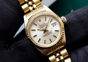 ROLEX 26 mm 18K GOLD Lady-Datejust Ref. 6917 Oyster Perpetual Date 750er ETUI - Bild 1 von 13