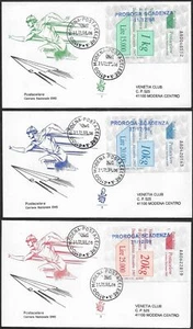 1998 Italien Postacelere Verlängerung 31.12.98 LDC Unified Nr. 1B/3B - Bild 1 von 1